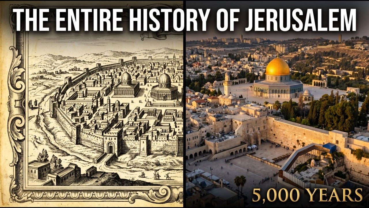 The Entire History of Jerusalem - Brought Back to Life with AI (5,000 Years)