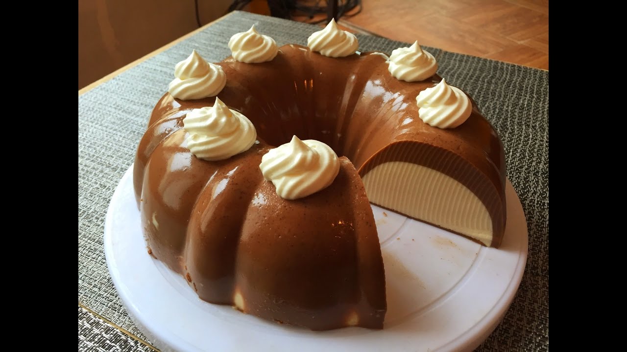 Gelatina de CHOCOLATE ABUELITA con relleno de queso philadelphia- Jenny Salas