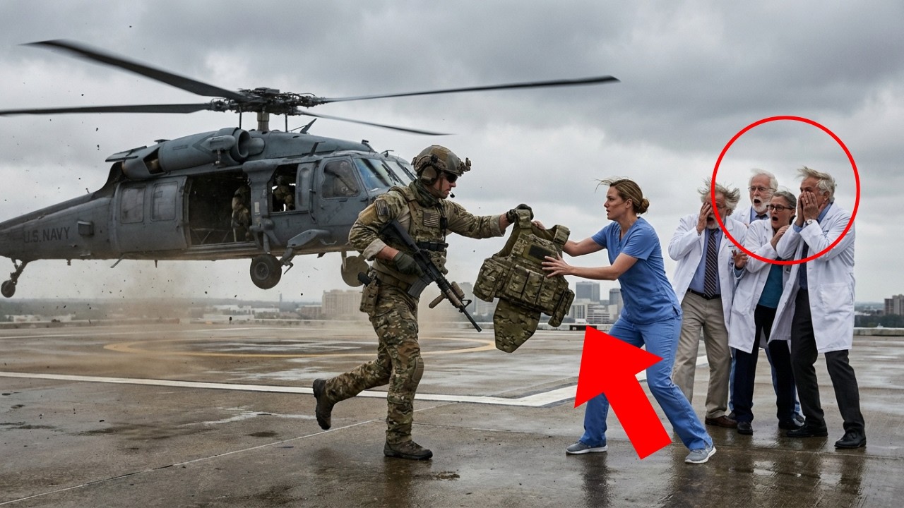 Riram Da Nova Enfermeira — Até Que Um Helicóptero Da Marinha Pousou Exigindo Seu Uniforme De Combate