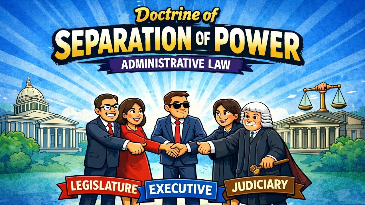 Separation Of Power. Doctrine Of Separation Of Power. Administrative Law Notes. Case Laws.