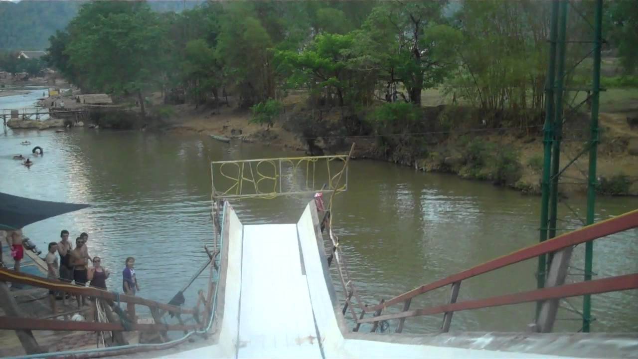 Death Slide - Tubing in Vang Vieng, Laos