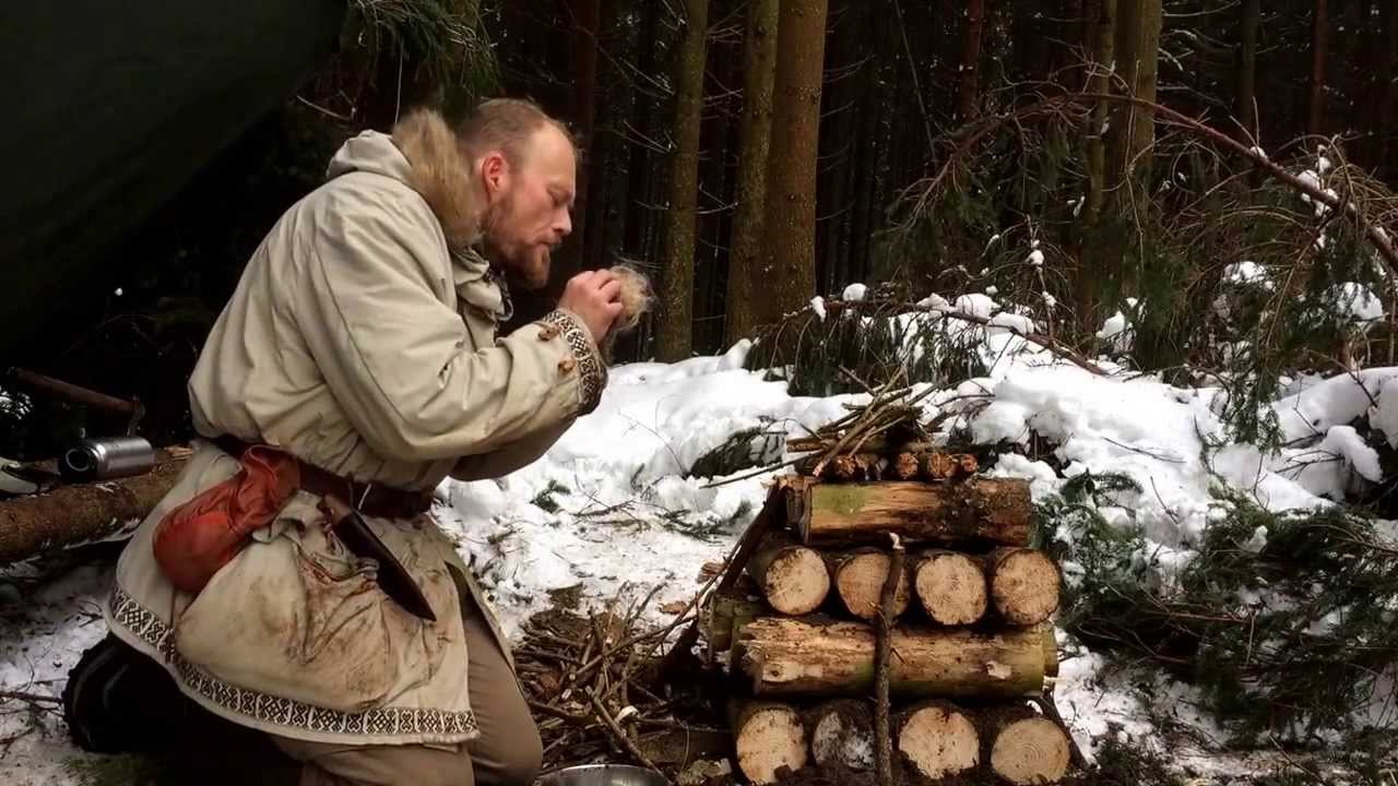 Tarp shelter, upside down fire