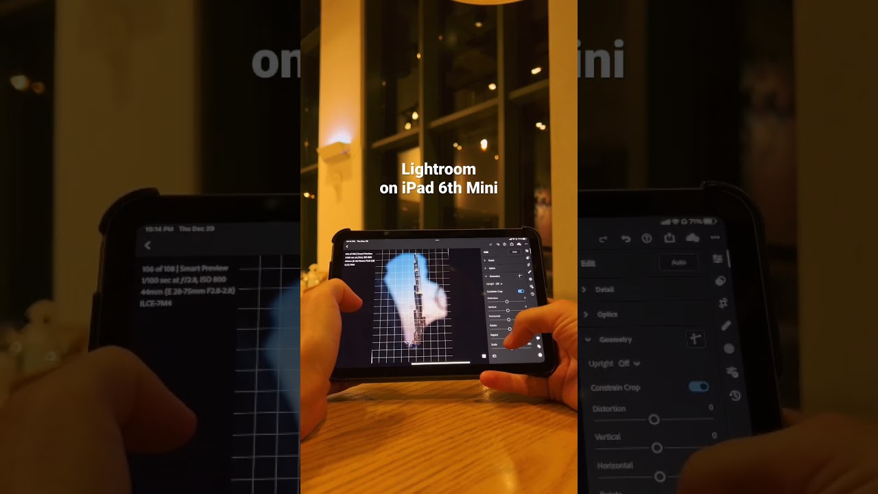 Lightroom on iPad Mini 6th gen #lightroommobile #lightroom #photography #photographer