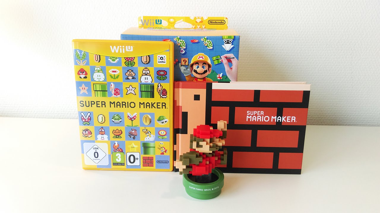 Super Mario Maker amiibo Bundle for Wii U - European Unboxing