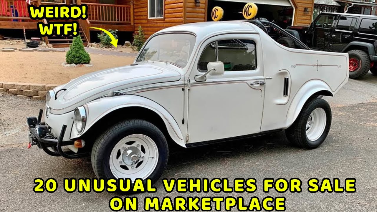 WEIRD VEHICLES! 20 Odd Vehicles Selling Online - Links to Ads in Video Description Below