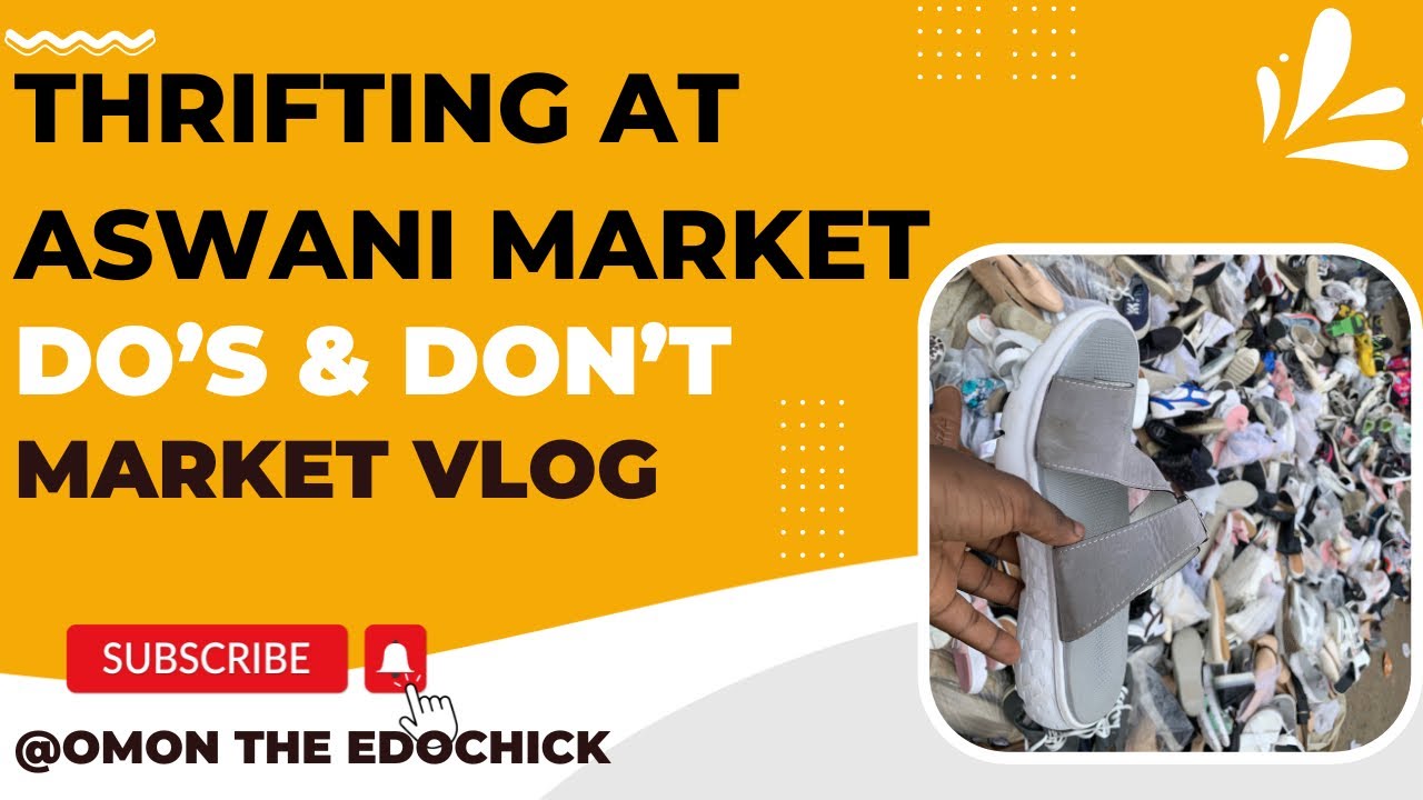 Everything You Need To Know About One Of The Biggest Thrift Markets In Lagos | Aswani Market Vlog