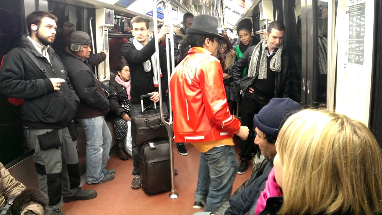 Michael Jackson on Paris Metro!