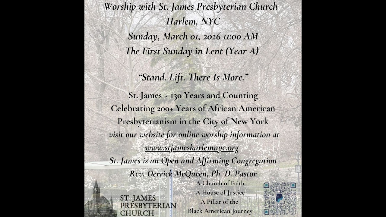 St  James Worship 03 01 2026 Second Sunday in Lent A