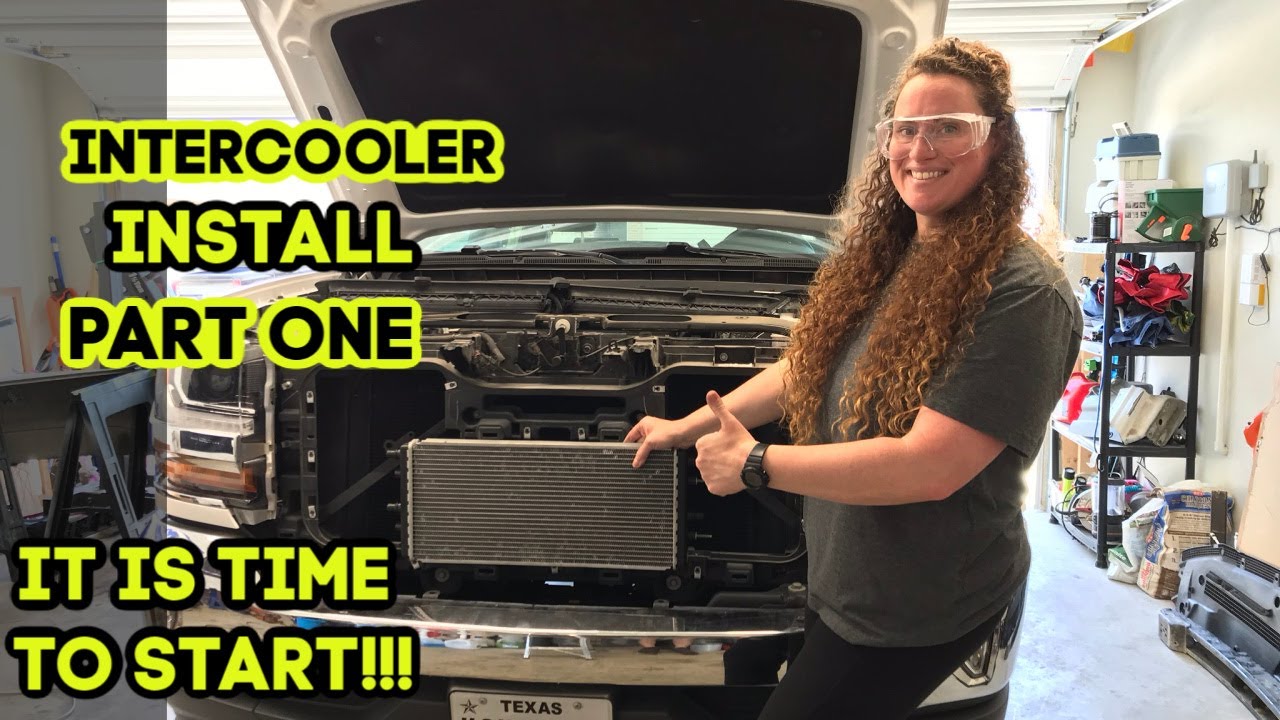 LT4 Supercharger Swap: Intercooler Install