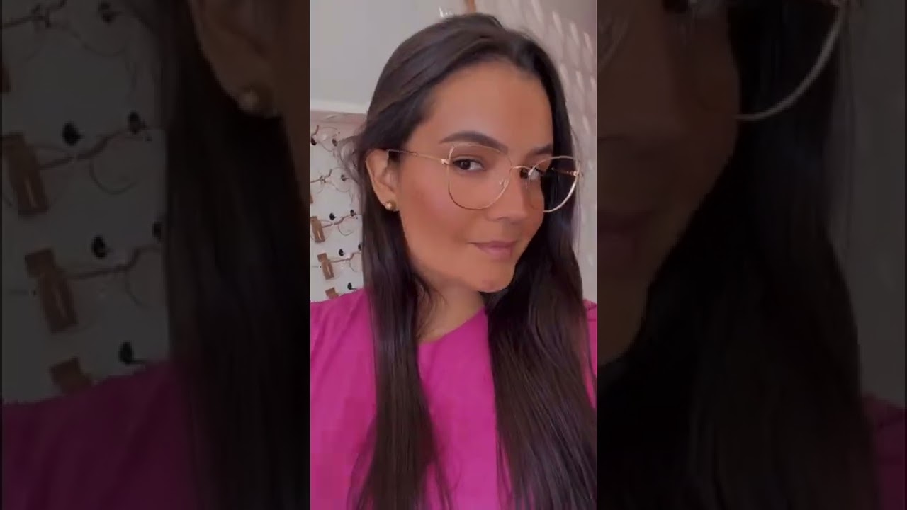 Arma&ccedil;&atilde;o de &oacute;culos delicada para todo tipo de rosto