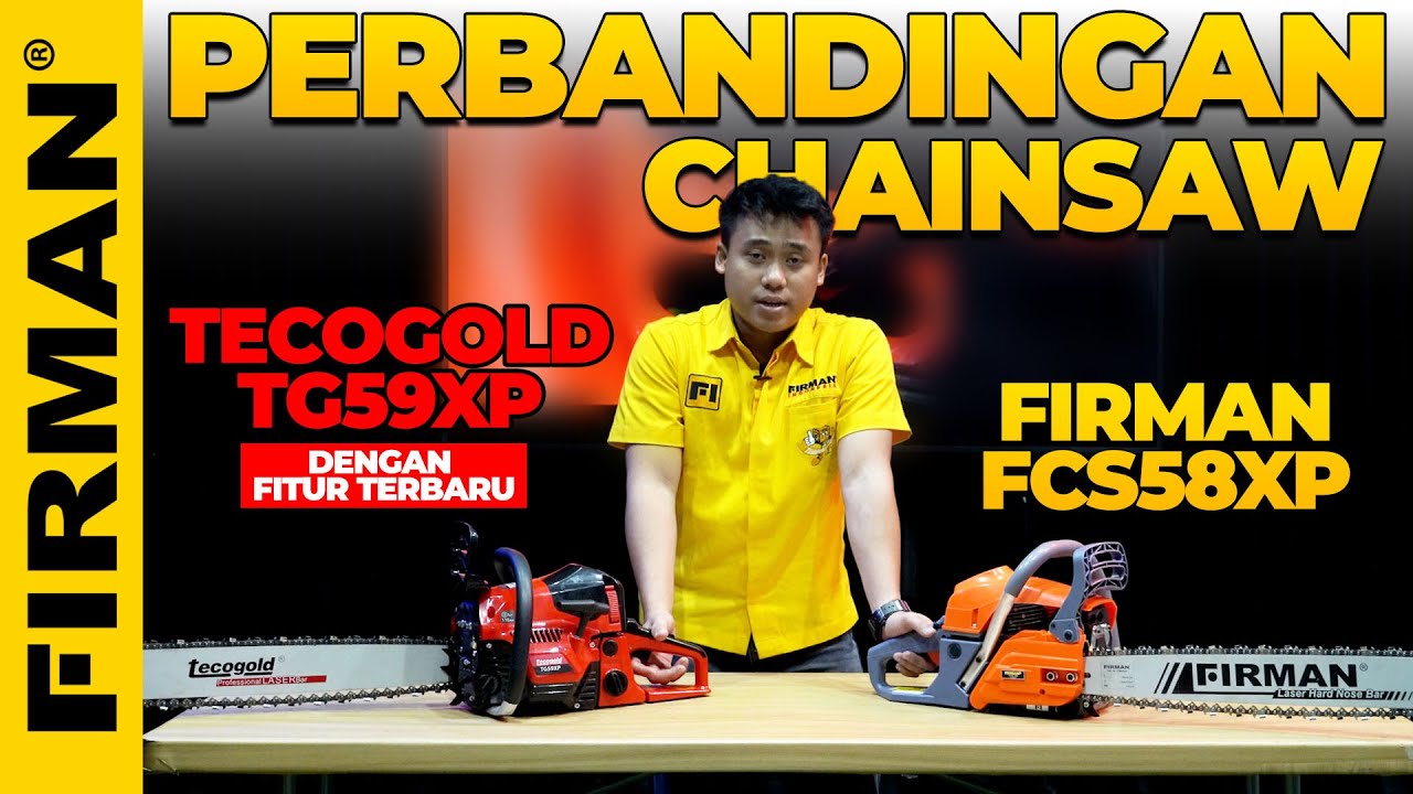 PERBANDINGAN CHAINSAW SERI TERBARU VS SERI LAMA | TG59XP VS FCS58XP