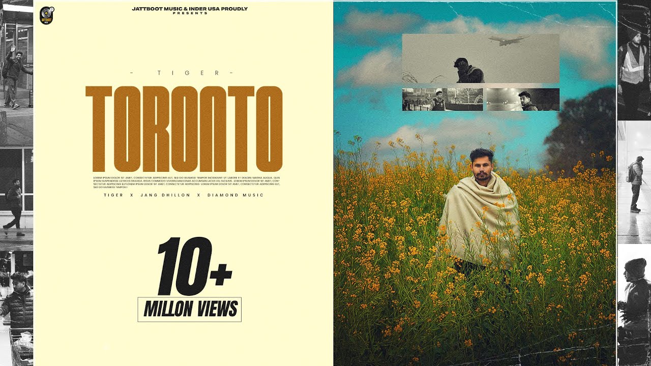 TORONTO | TIGER | JANG DHILLON | DIAMOND MUSIC | Punjabi Song | Jattboot Music