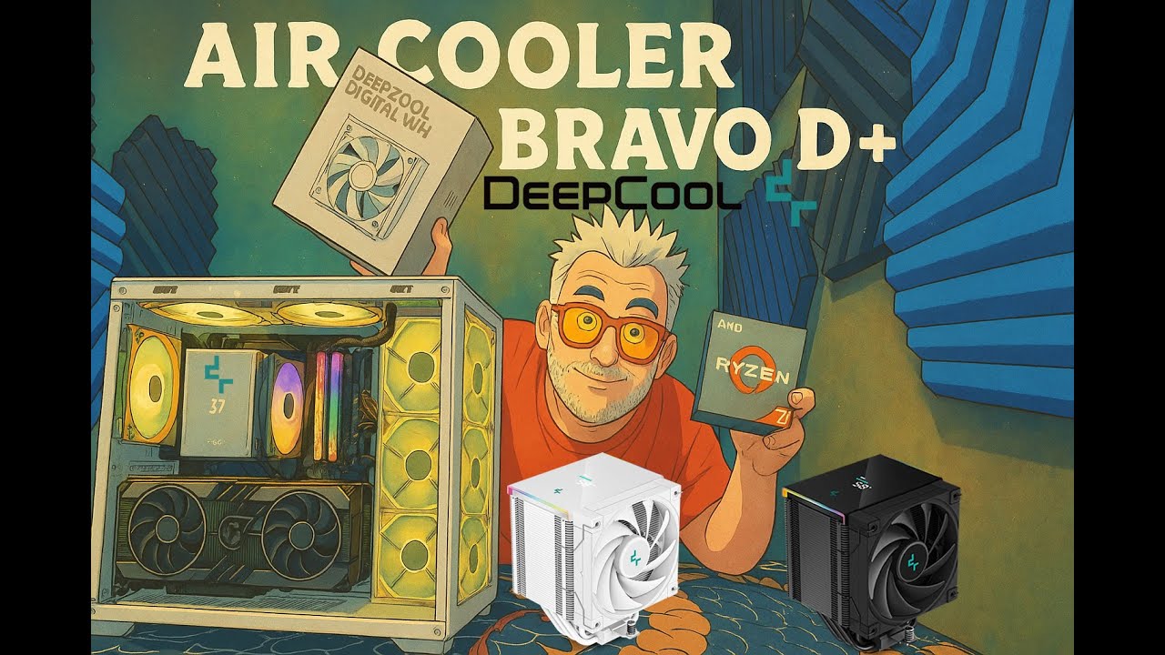 Air Cooler DeepCool AK500s DIGITAL Review 🌬️ Instalação e Stress Teste