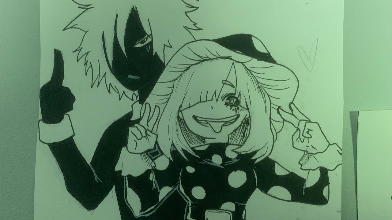 ASMR Drawing shihai & kinoko (no talking)