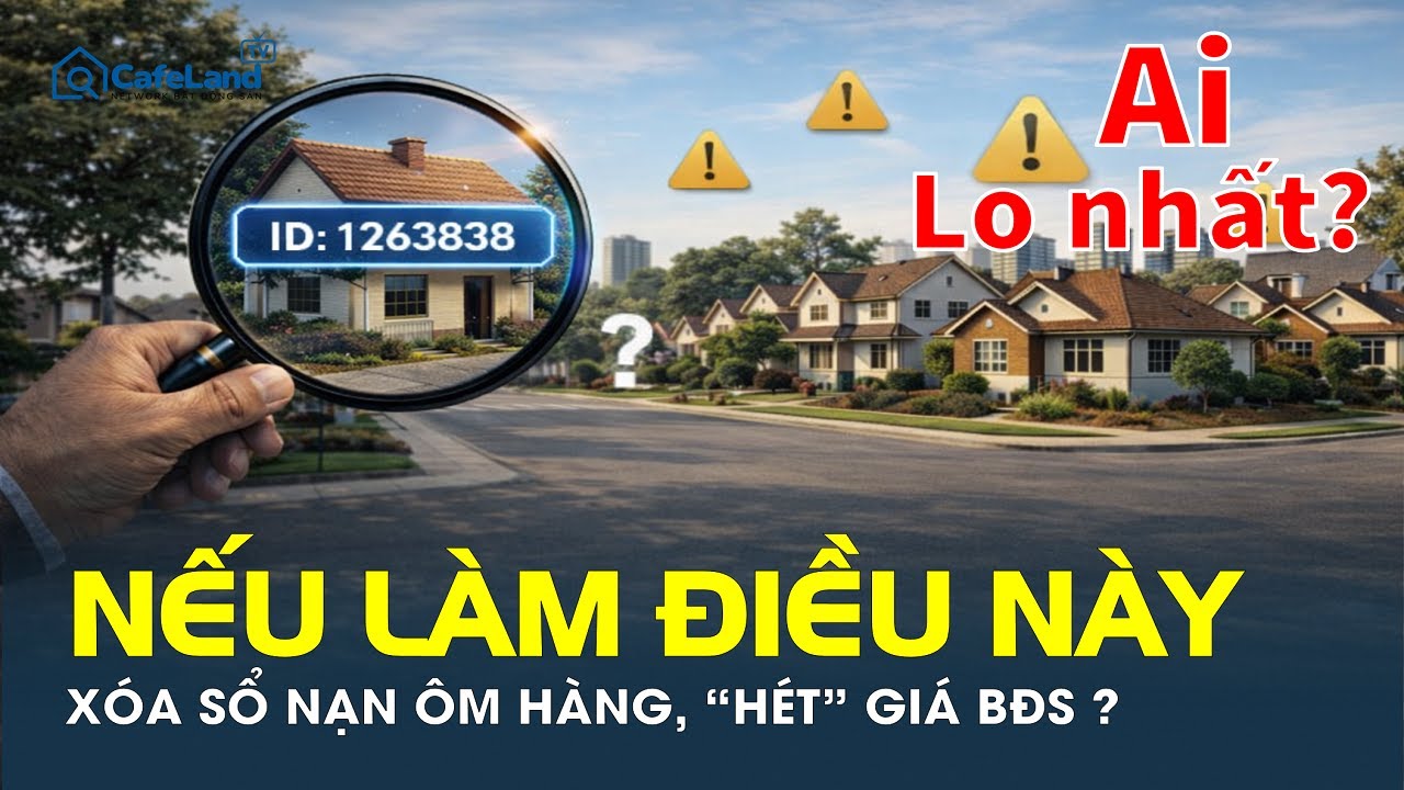 Chưa từng có: Sắp XÓA SỔ nạn ÔM HÀNG, “HÉT” GIÁ bất động sản nếu làm điều này? | CafeLand