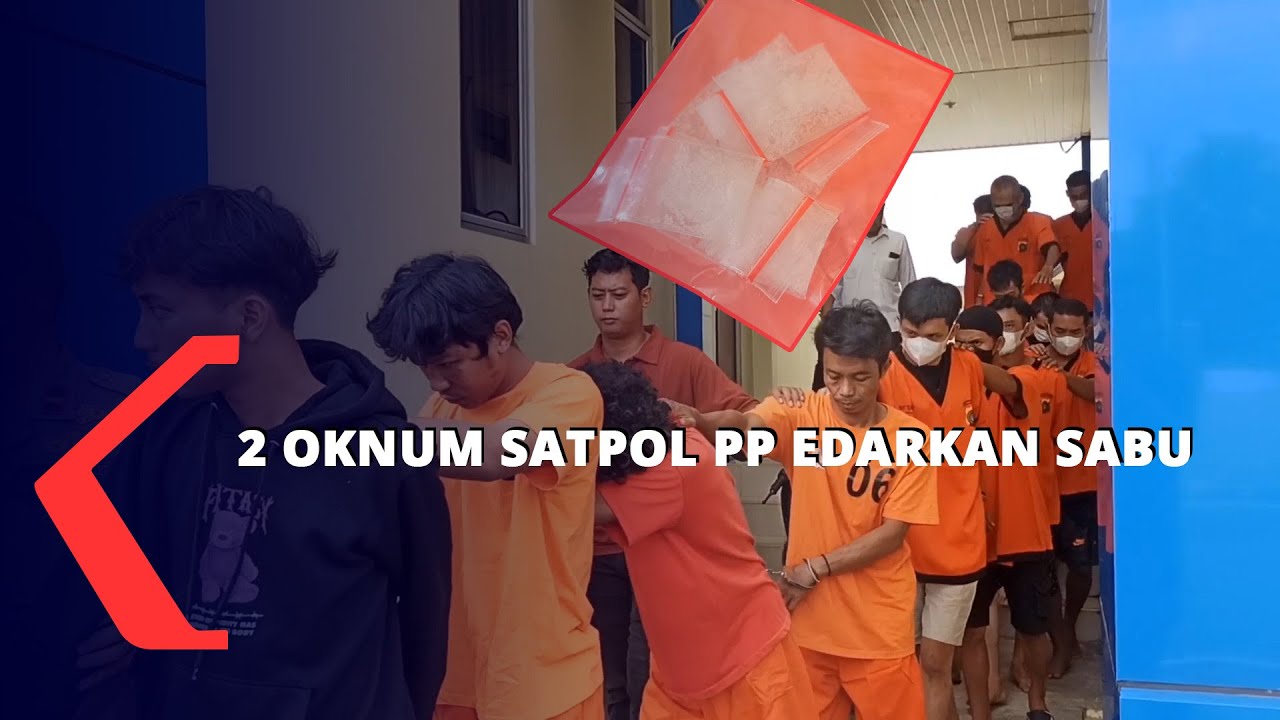 Edarkan Sabu 2 Personil Satpol PP Pangkalpinang Ditangkap Polisi