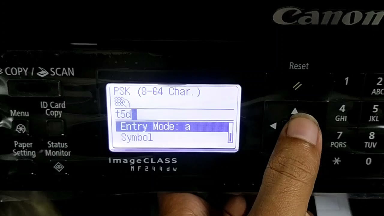 CANON MF244DW WIFI INSTALLATION