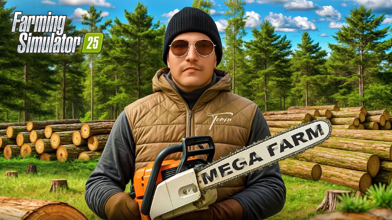 СПИЛИЛИ 1.000 ДЕРЕВЬЕВ - FARMING SIMULATOR 25