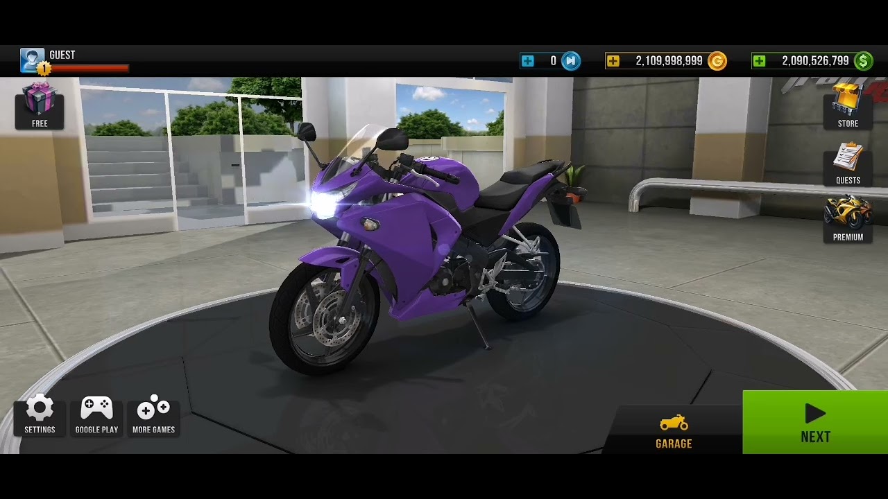 Jugando traffic rider