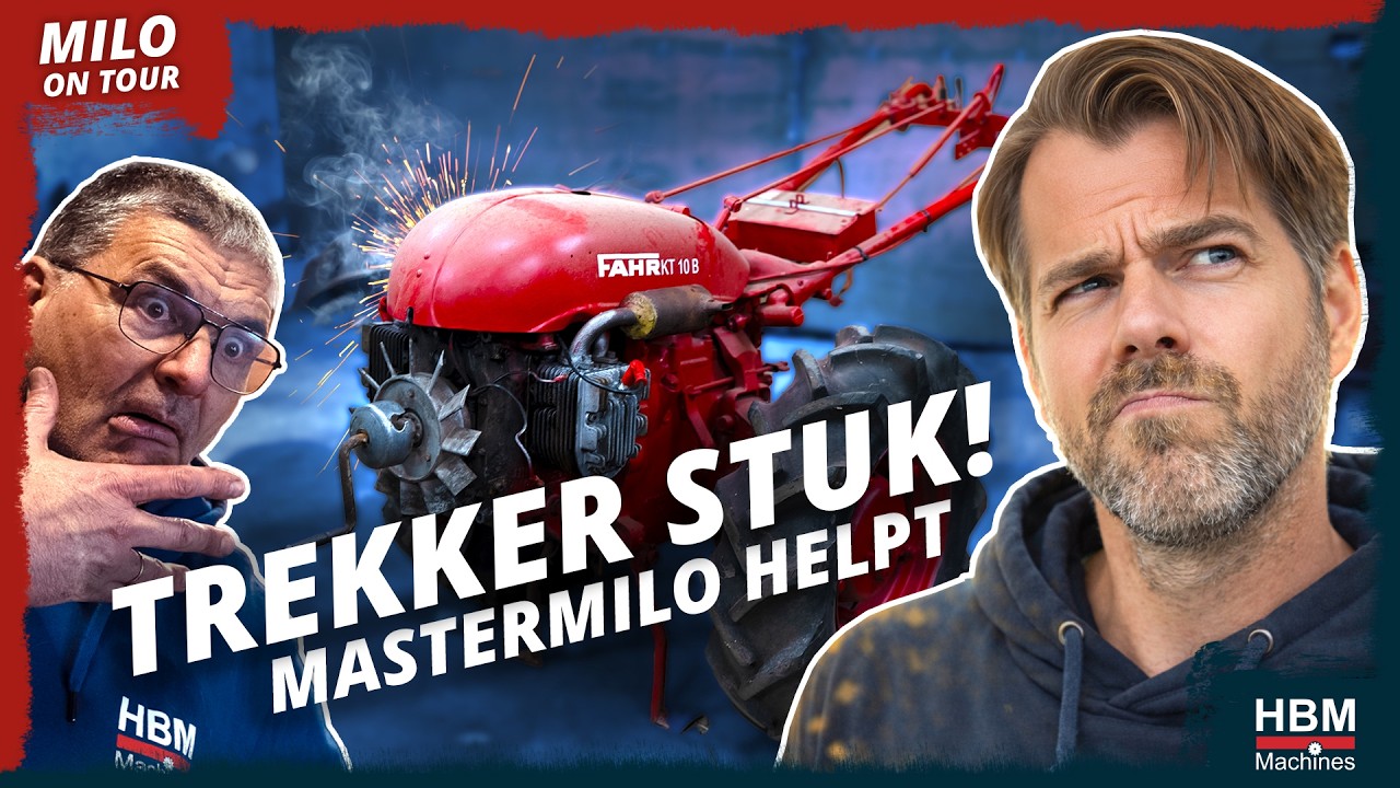 MasterMilo onderzoekt motorprobleem van tractor | Waarom wil deze motor maar niet aanslaan?