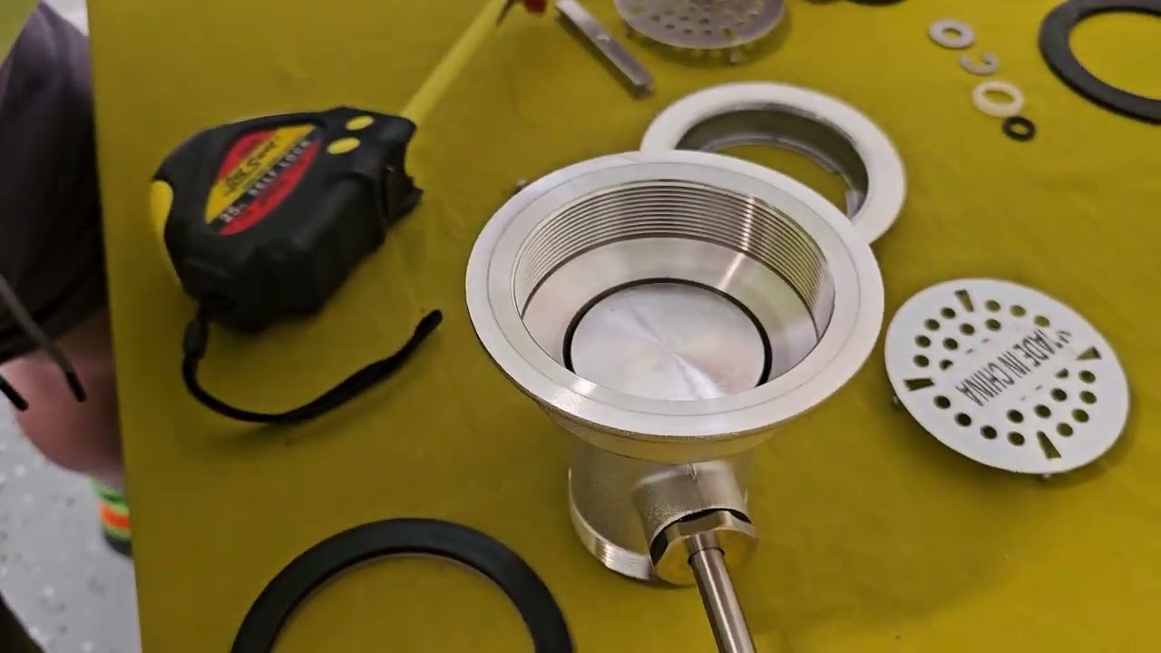 How to work on a commercial,  mechanial, and or three compartment drain