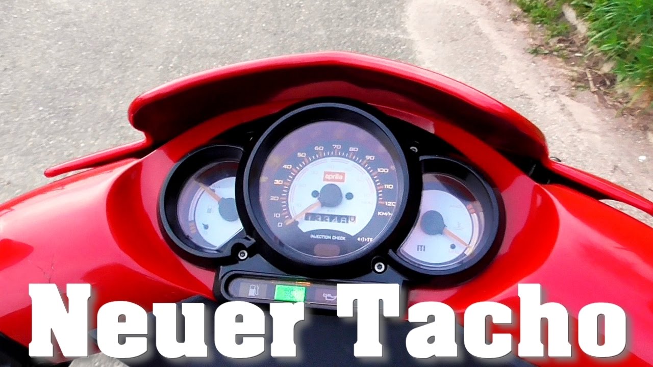 Das Tacho Problem, jetzt funktioniert ALLES - Aprilia SR50 Sport Pro Ditech