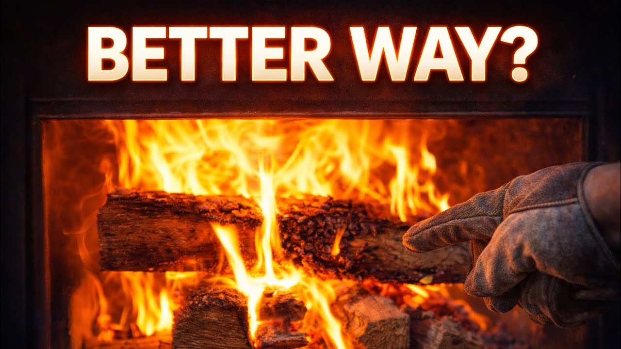 Start a Wood Stove Fire the Easy Way!