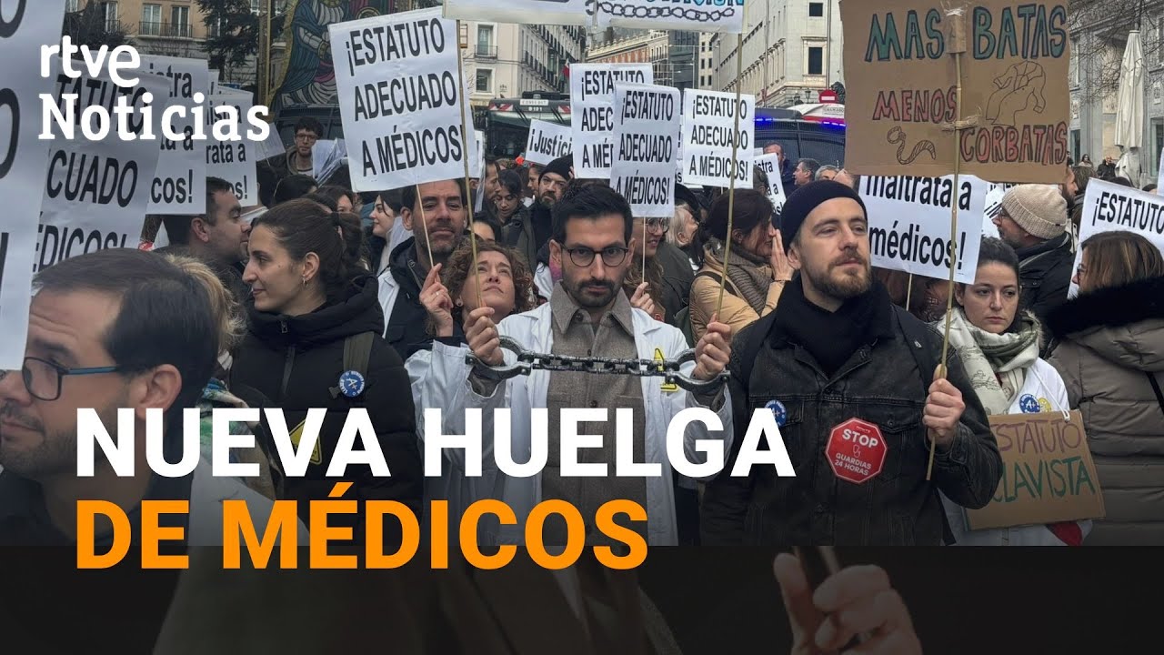 Los MÉDICOS vuelven a la HUELGA contra el ESTATUTO MARCO de SANIDAD | RTVE