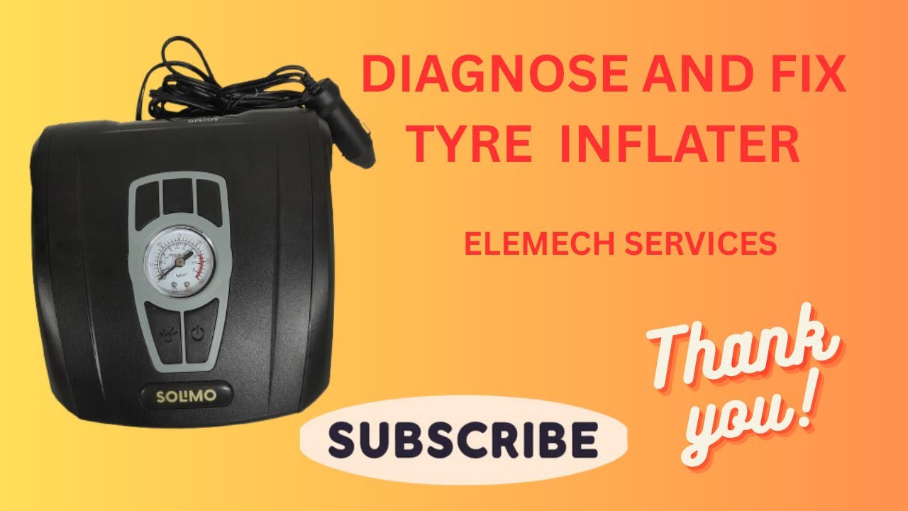 DIAGNOSE AND FIX TYRE INFLATER/AIR COMPRESSOR/ DIY
