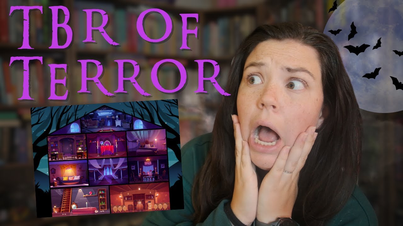 TBR of Terror - Escaping a haunted house for my October TBR 🦇🕷️🎃💀