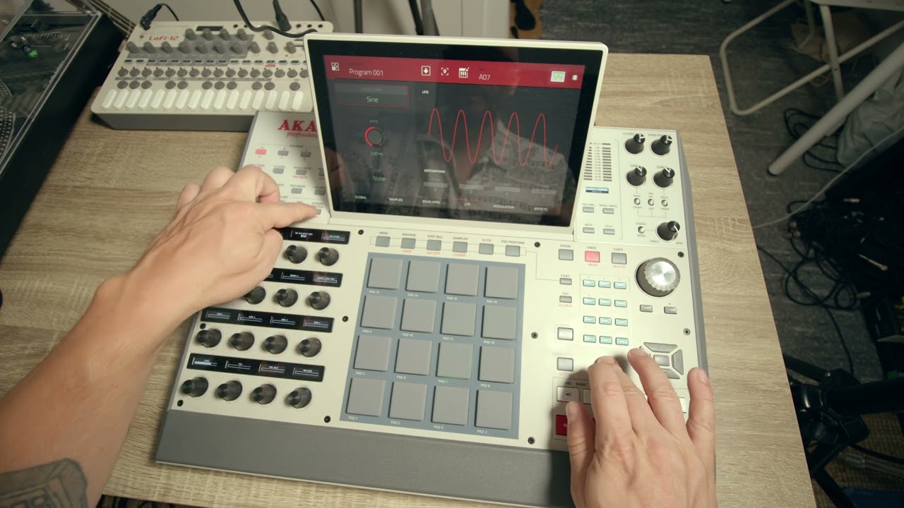 Setting up my Q links template for the Akai Mpc X