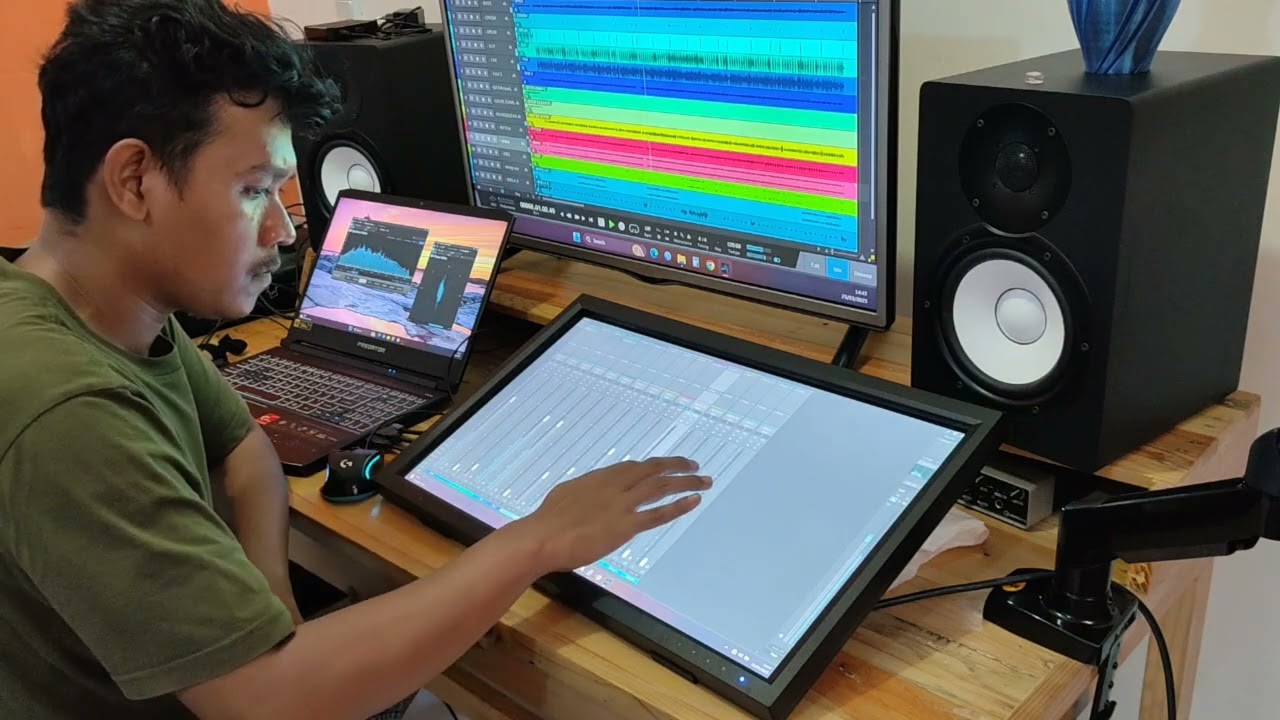 lagi belajar mixing Dangdut 😁 mohon maaf pemula