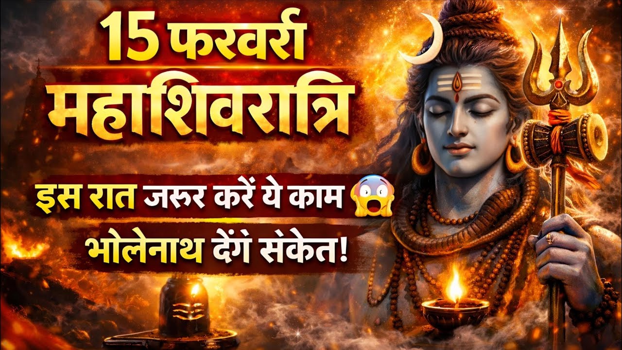 14 फरवरी महाशिवरात्रि | इस रात जरूर करें ये काम 🙏 shivratri 2026#mahadev #shivratri #shivbhakti 🙏👍