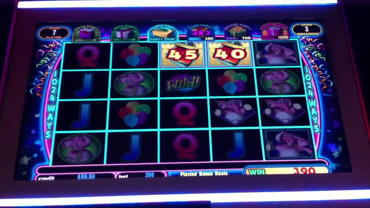 Max Bet Party Time 2 Bonus Round Spins for Progressive Wins