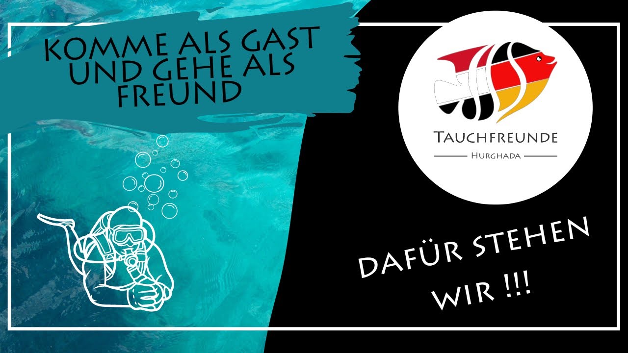 Tauchfreunde Hurghada  - daf&uuml;r stehen wir!