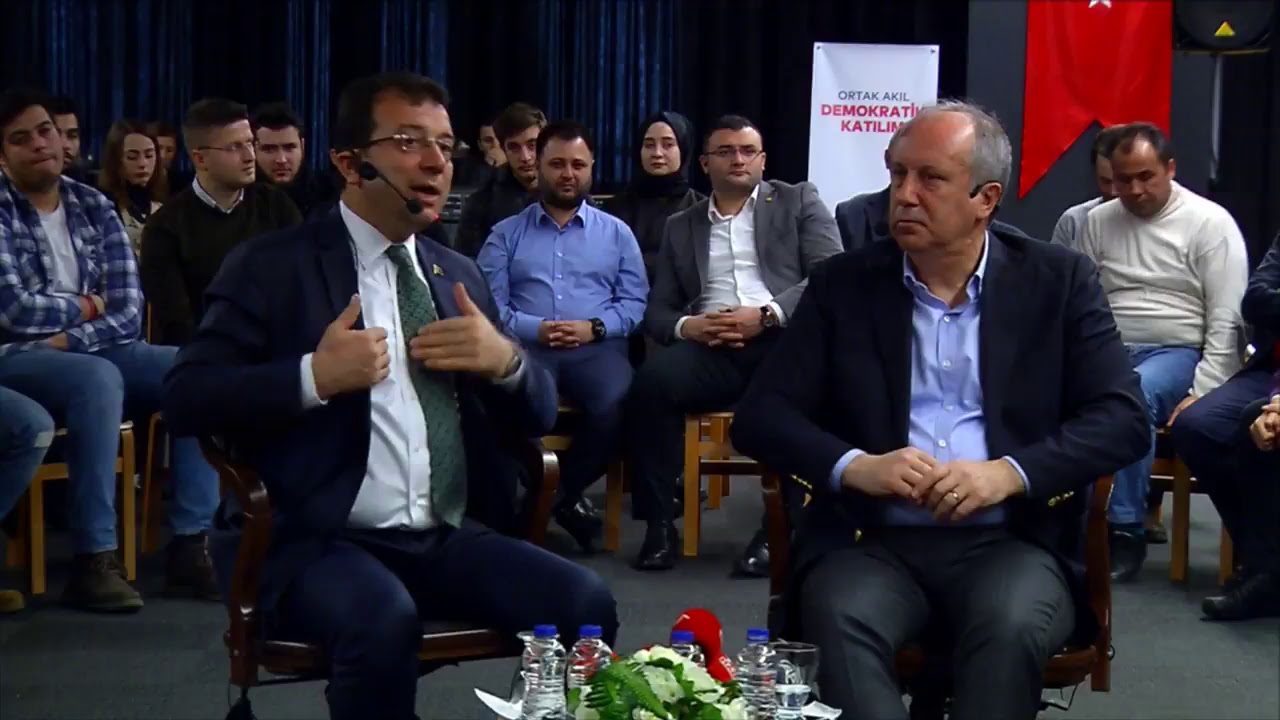 Muharrem İnce'yle beraber gençlerle buluşuyoruz.