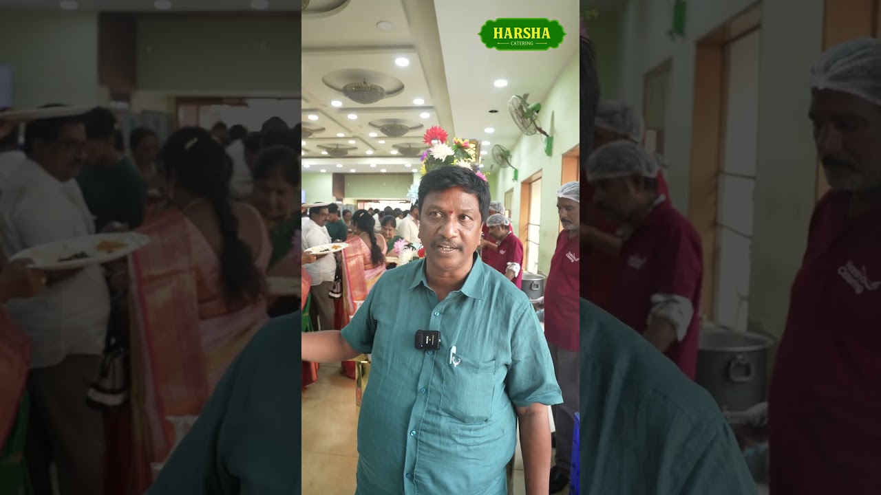 Variety of Dishes Served At An Event at Khammam Over 1000 Members By Harsha Catering | Vijayawada |