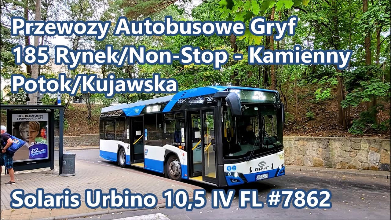 PA Gryf - linia 185, Solaris Urbino 10,5 IV FL #7862