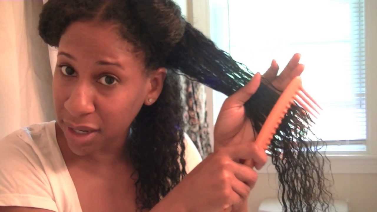 CURLY HAIR ROUTINE: Part 1-Detangling