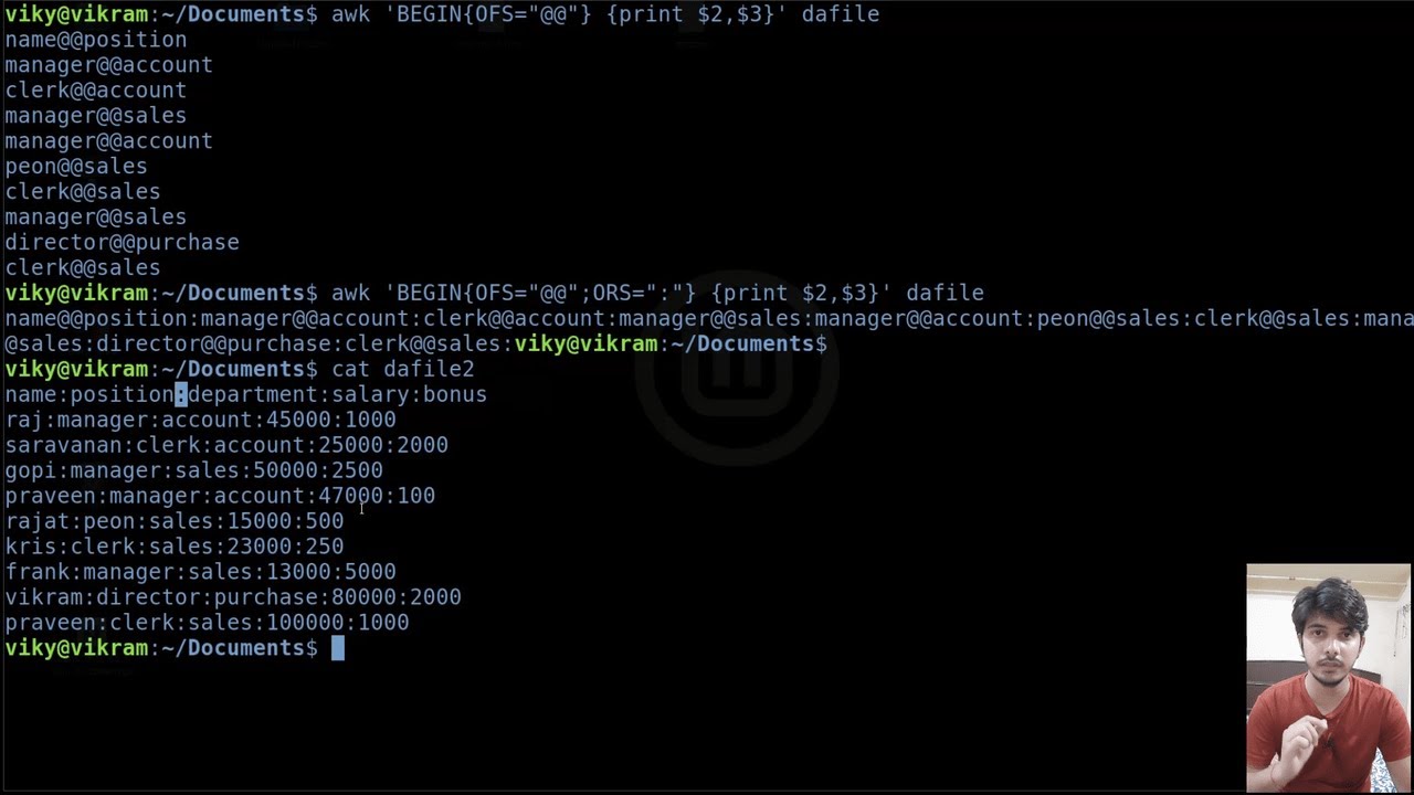 Обработка текста с помощью команды awk в Linux | Шаблоны и действия awk | BEGIN,END,NR,FS,OFS,RS,...