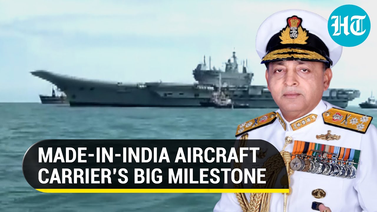 India's new aircraft carrier Vikrant completes sea trial; Vice Admiral hails 'historic moment'