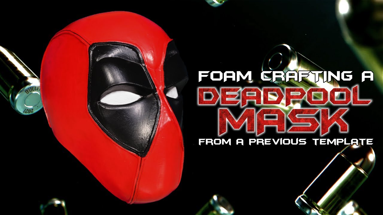 Foam Crafting a Deadpool Mask