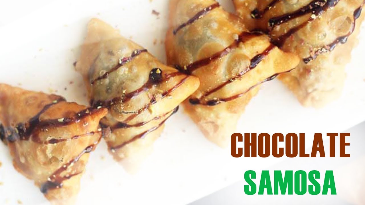 Chocolate Samosa Recipe - Meetha Samosa - Sweet Samosa Recipe | easy cookbook