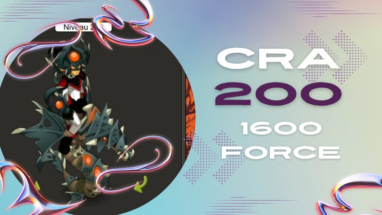 PRÉSENTATION CRA TERRE LVL 200 PVM 1500 FORCE {DOFUS TOUCH}