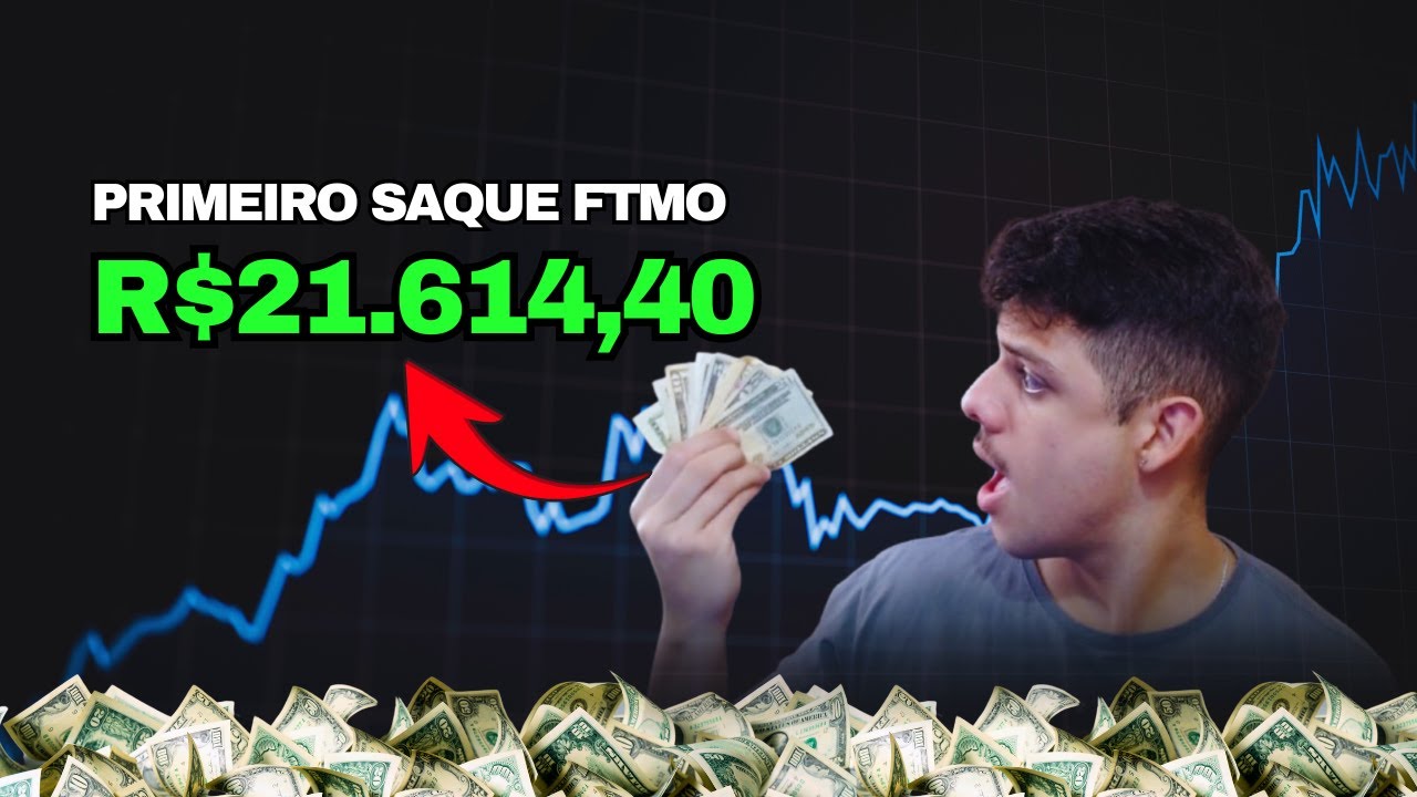 PRIMEIRO SAQUE FTMO - Tutorial COMPLETO (compensando muito)
