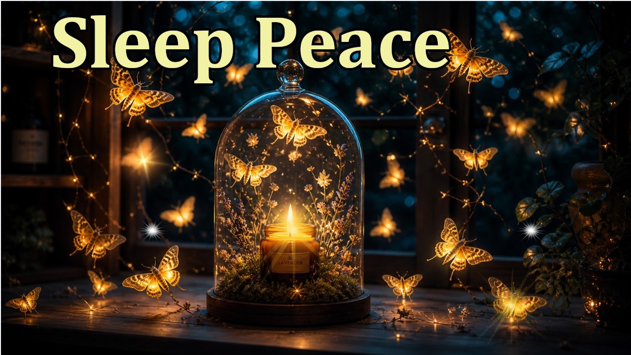 Relax Before Sleep &mdash; Peaceful Butterflies & Calm Background Music/Deep Sleep Music for Peaceful Mind