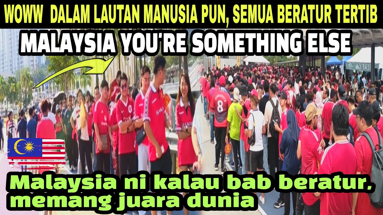 MALAYSIA DAN BERATUR BERPISAH TIADA Itulah budaya dan cerminan rakyatnya, nampak kecil tapi bermakna