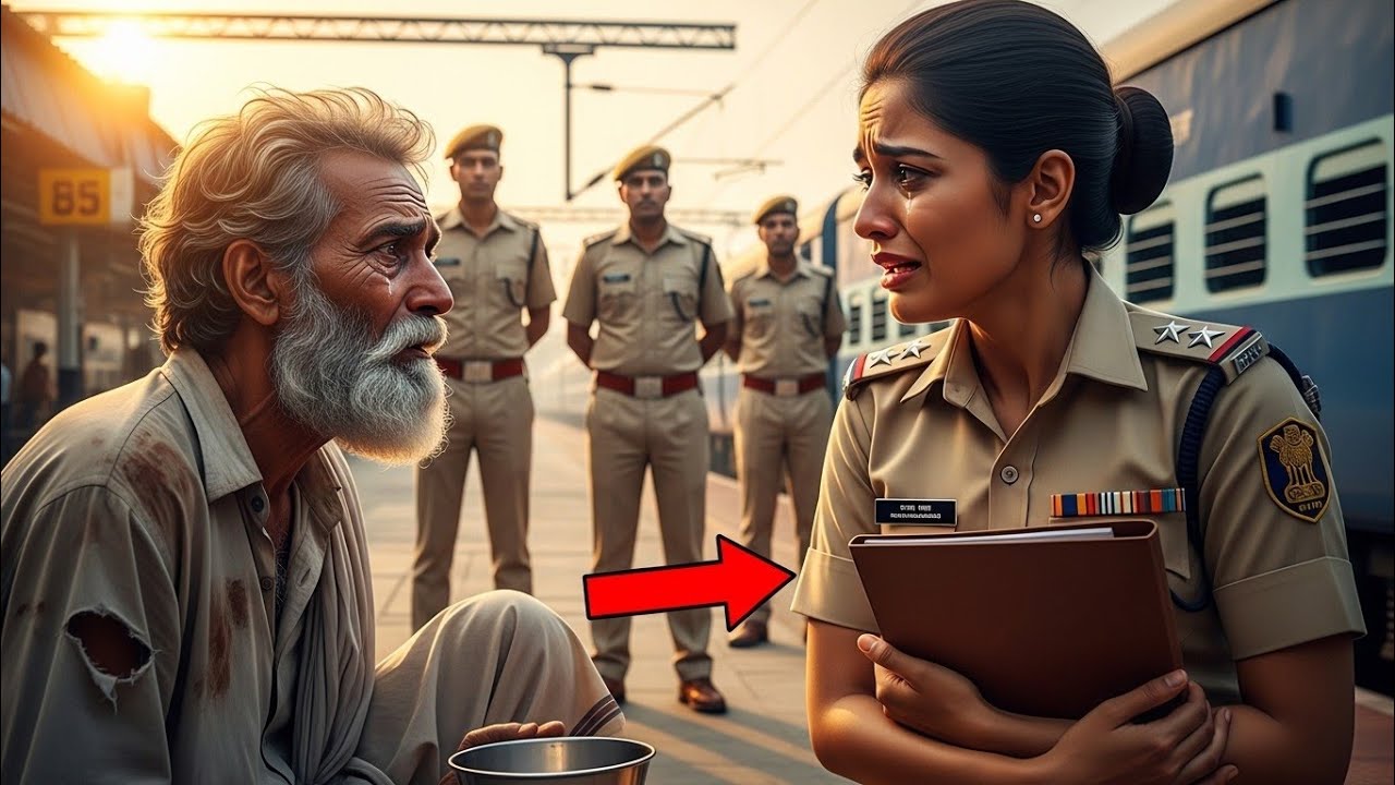 DM बनकर लौटी बेटी… स्टेशन पर भीख माँगता मिला अपना ही पिता 😢 | Emotional Father Daughter Story