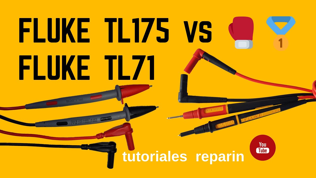 🔴 Sondas FLUKE TL71 vs FLUKE TL175