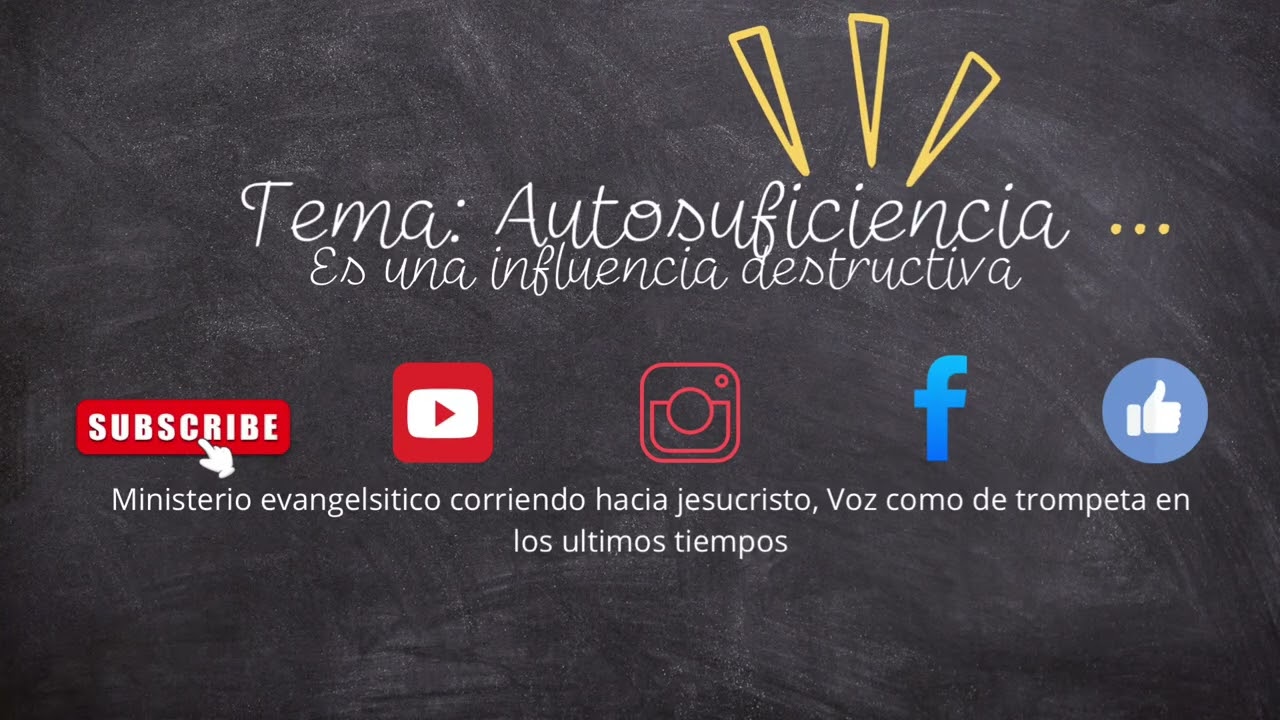 Tema: la Auto suficiencia